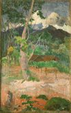 Paul Gauguin - Landscape with a Horse 1899