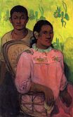 Paul Gauguin - Tahitian woman and boy 1899