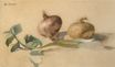 Eva Gonzalès - Still life with two onions 1871-1872