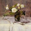 Eva Gonzalès - Roses in a Glass 1880-1882