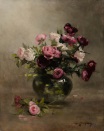 Eva Gonzalès - Vase of Roses, early 1870s