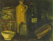 Still Life with Pots, Jar and Bottles 1884