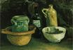 Still Life with Pottery and Two Bottles 1884
