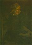 Peasant Woman, Seated, with White Cap 1885