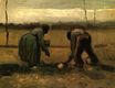 Peasant and Peasant Woman Planting Potatoes 1885