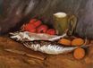 Still Life with Mackerels, Lemons and Tomatoes 1886