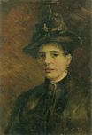 Portrait of a Woman with Hat 1886
