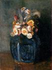 Ginger Jar Filled with Chrysanthemums 1886