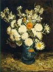 Flowers in a Blue Vase 1886