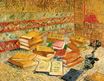 Still Life with French Novels and a Rose 1887