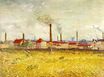 Factories at Asnieres, Seen from the Quai de Clichy 1887