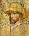 Self-Portrait with Straw Hat 1887