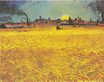 Sunset, Wheat Fields Near Arles 1888
