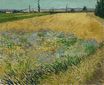 Wheat Field with the Alpilles Foothills in the Background 1888