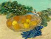 Still Life with Oranges, Lemons and Blue Gloves 1889