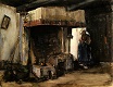 Woman by a Hearth