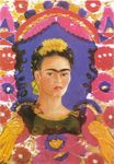 Frida Kahlo - Self Portrait. The Frame 1938