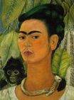 Frida Kahlo - Self Portrait with a Monkey 1938
