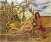 Frida Kahlo - Two Nudes in the Forest. The Earth Itself 1939