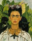 Frida Kahlo - Self Portrait with Necklace of Thorns 1940