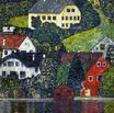 Houses at Unterach on the Attersee 1916