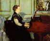 Madame Manet at the Piano 1868