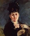 Woman with umbrella 1875