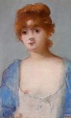 Young woman in a negligee 1882