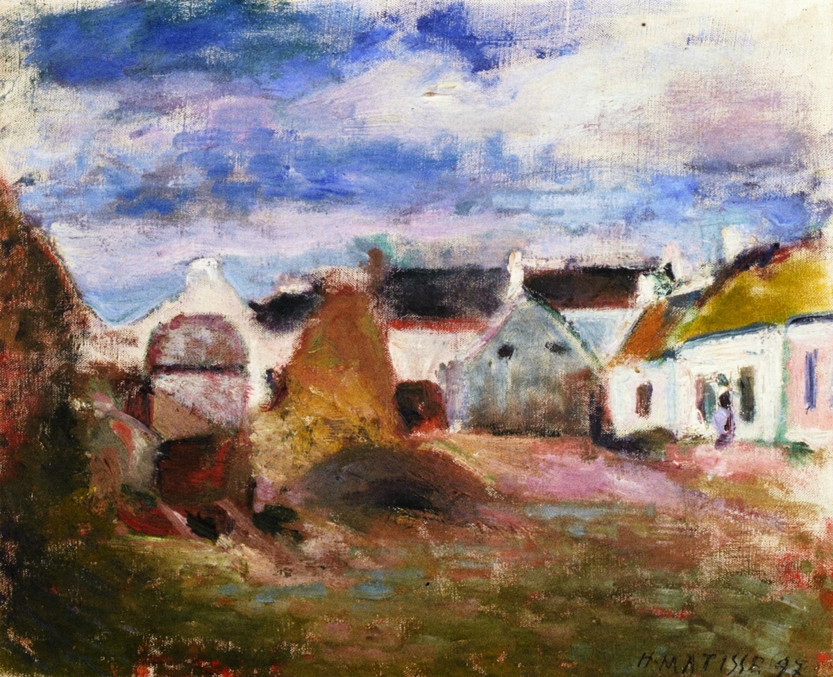 Farmyard in Brittany 1897