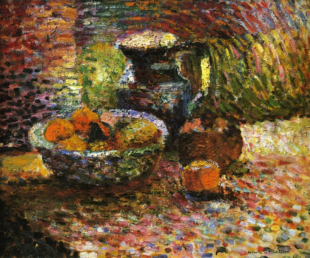 Still Life with Pitcher and Fruit 1898