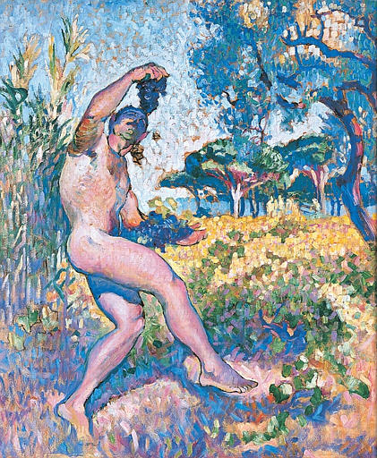 Study for Wildlife. The man with the cluster 1905