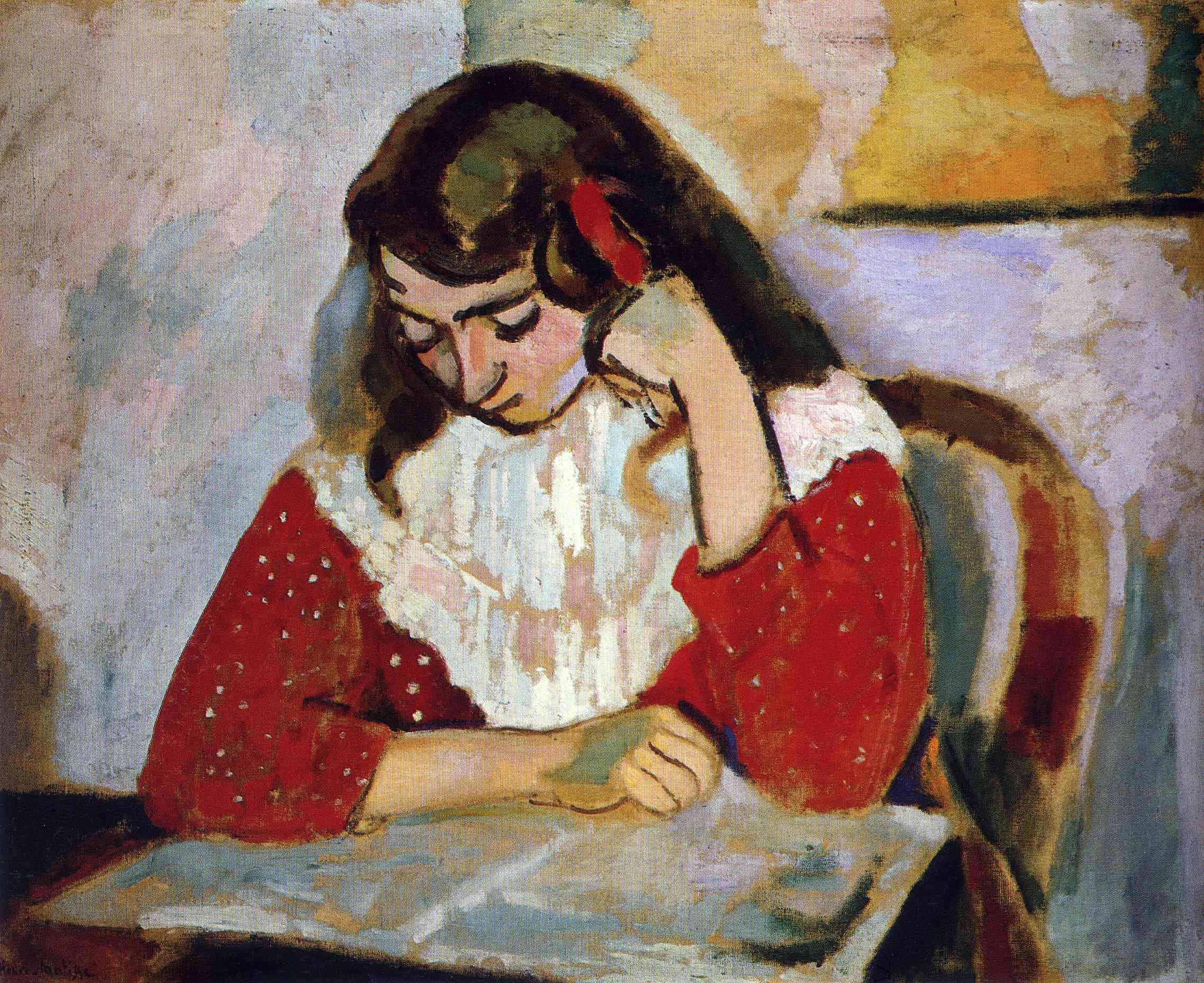The Reader, Marguerite Matisse 1906
