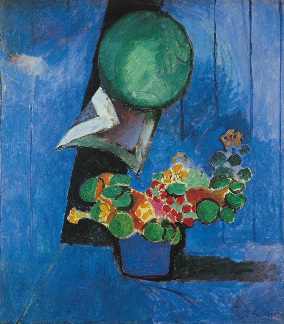 Flowers and Ceramic Plate 1913