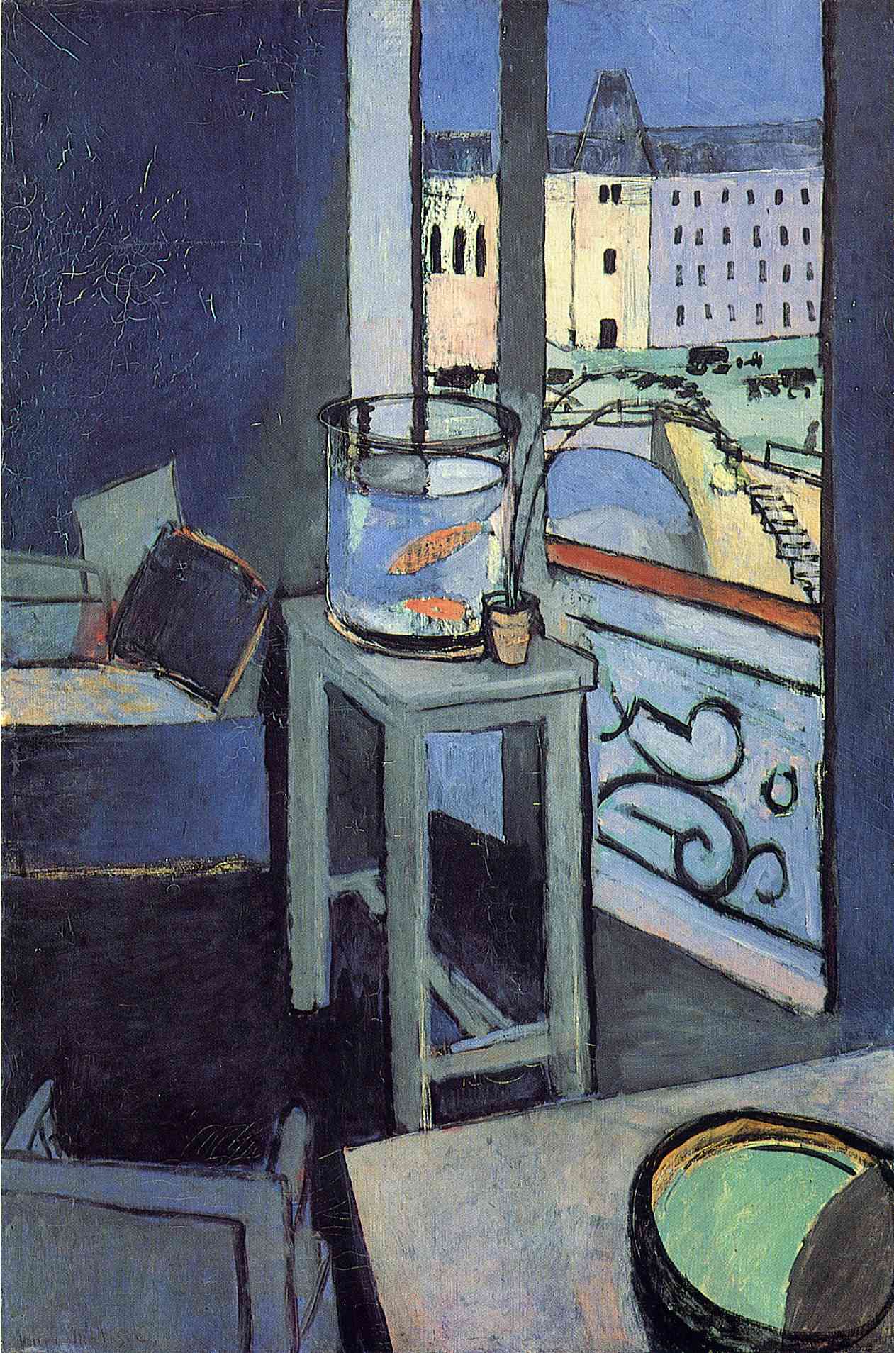 Interior with a Bowl with Red Fish 1914