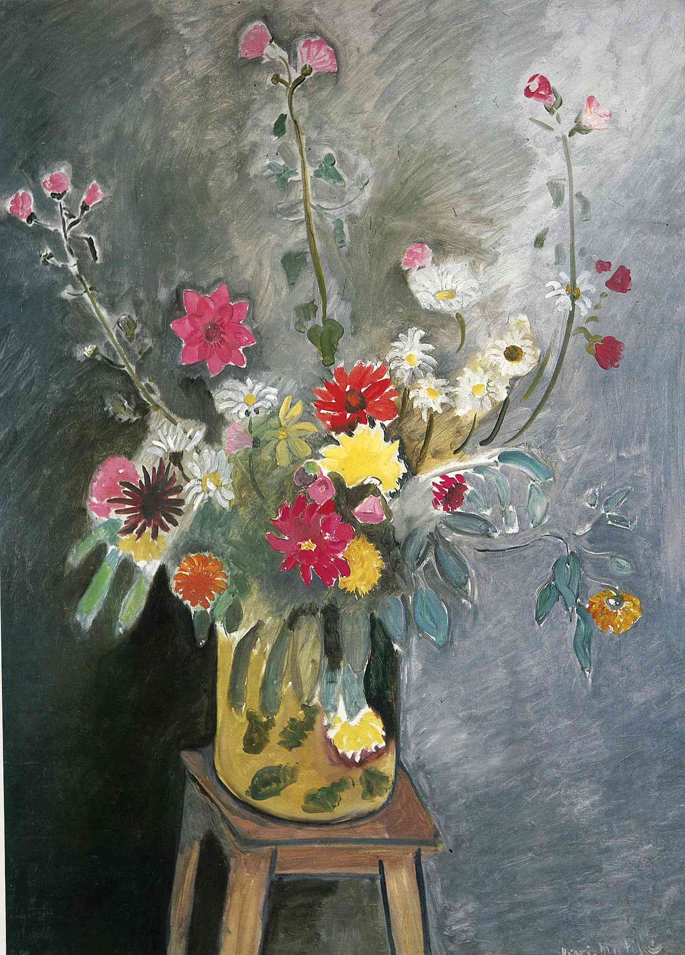 Bouquet of mixed flowers 1917