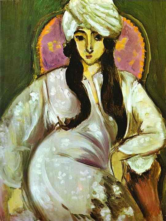 Laurette in a White Turban 1917
