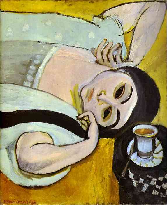 Laurette's Head with a Coffee Cup 1917