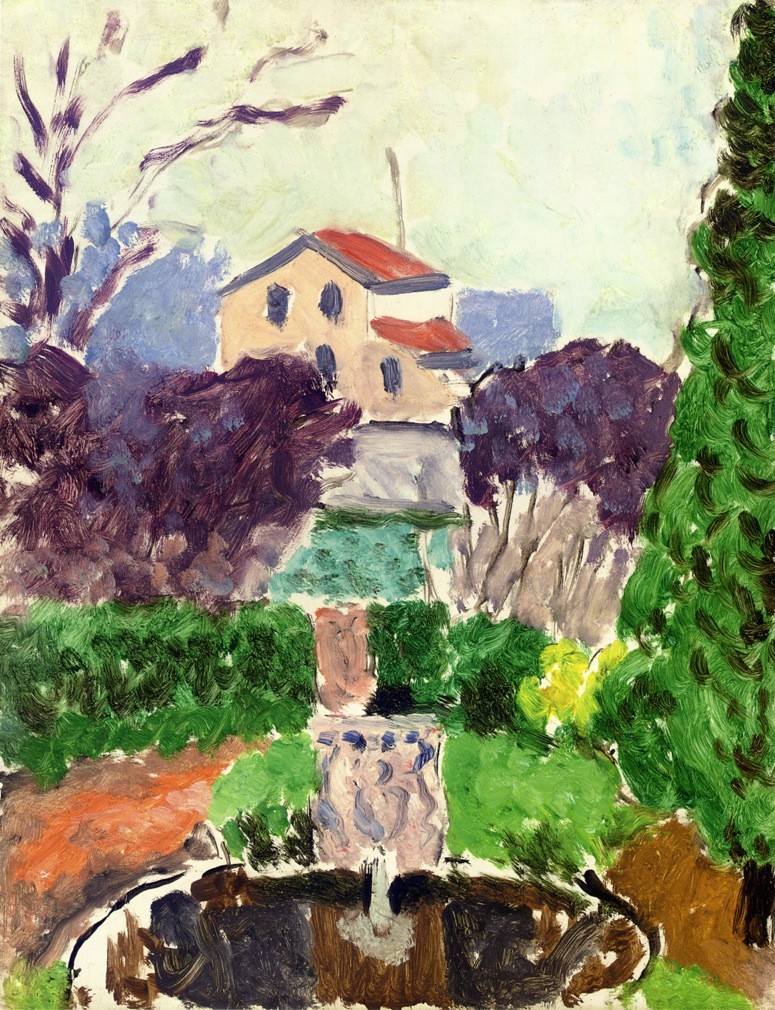 The Artist's Garden at Issy les Moulineaux 1918