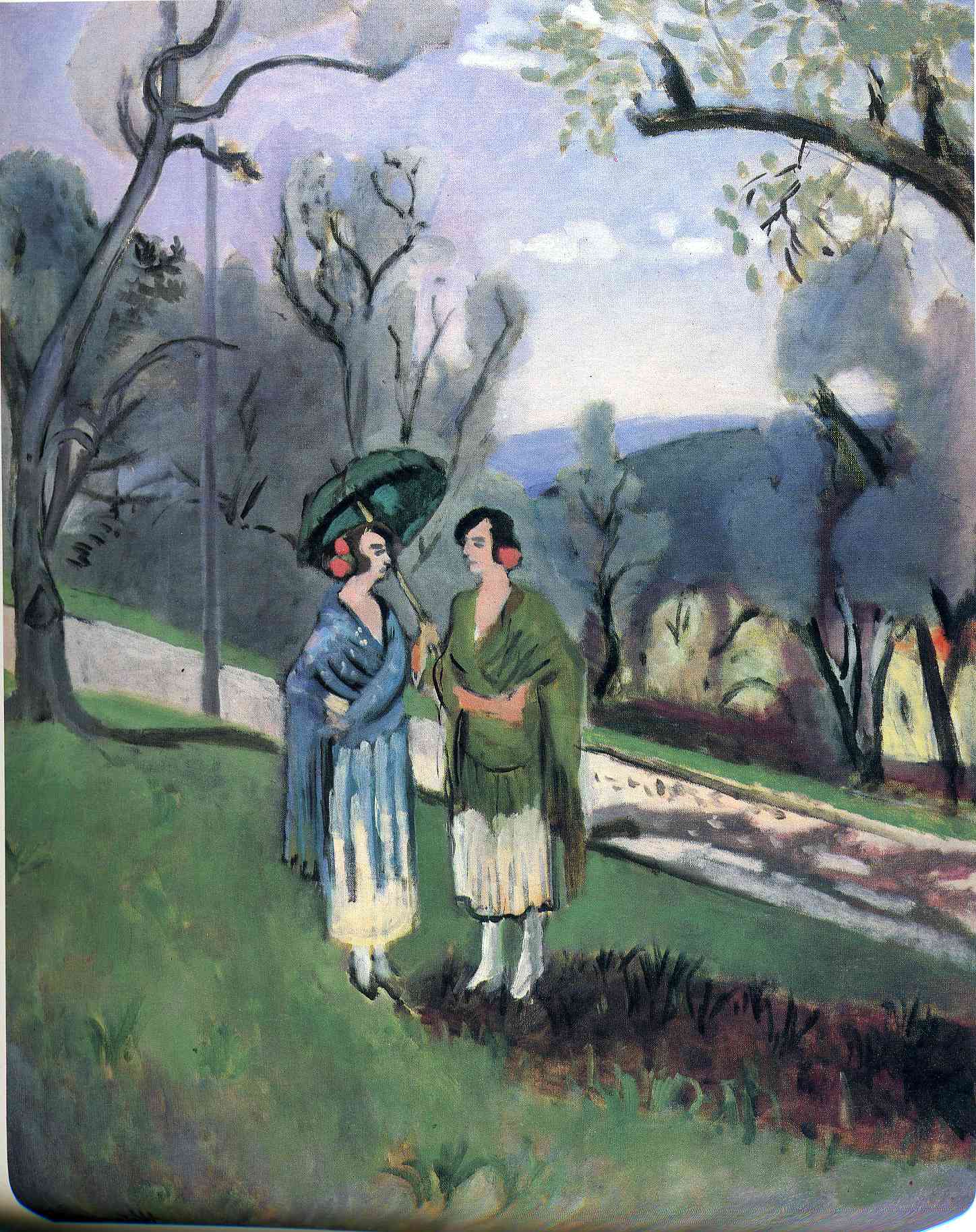 Conversation under the Olive Trees 1921