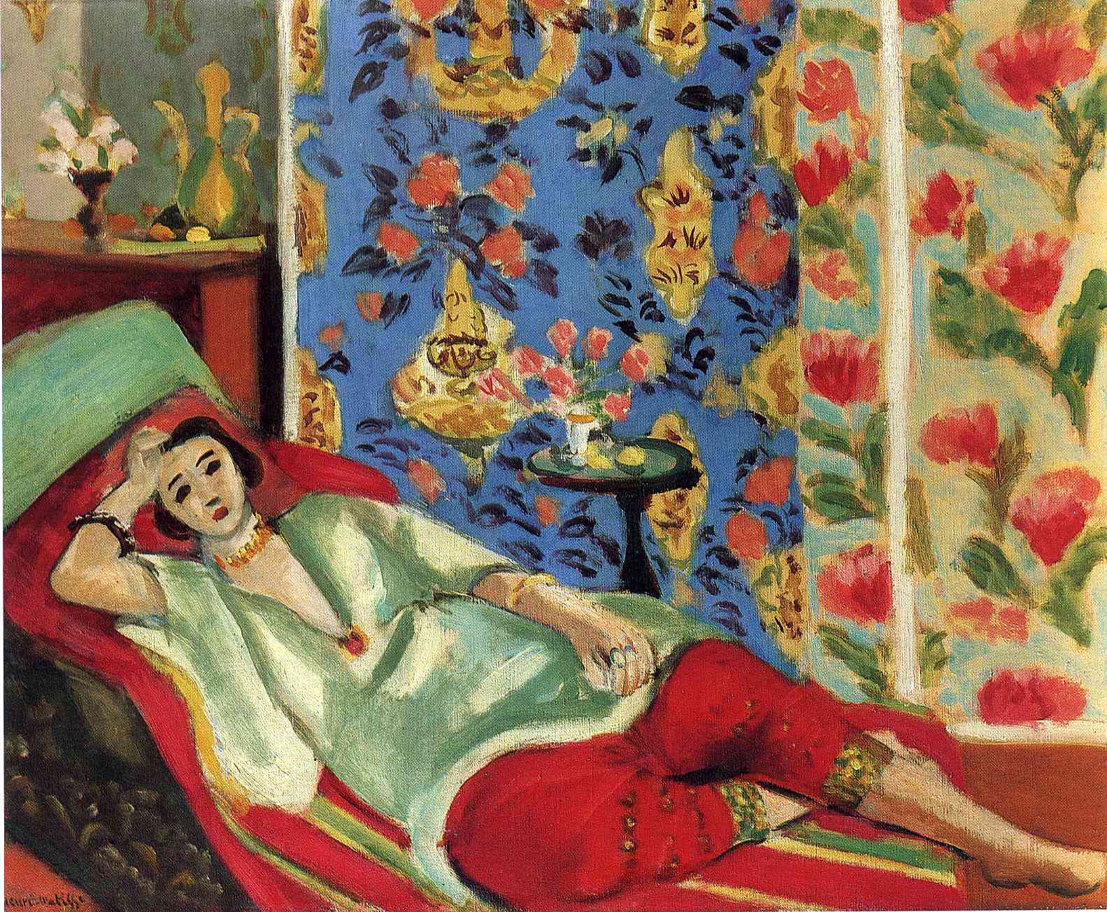 Odalisque in red trousers 1924-1925