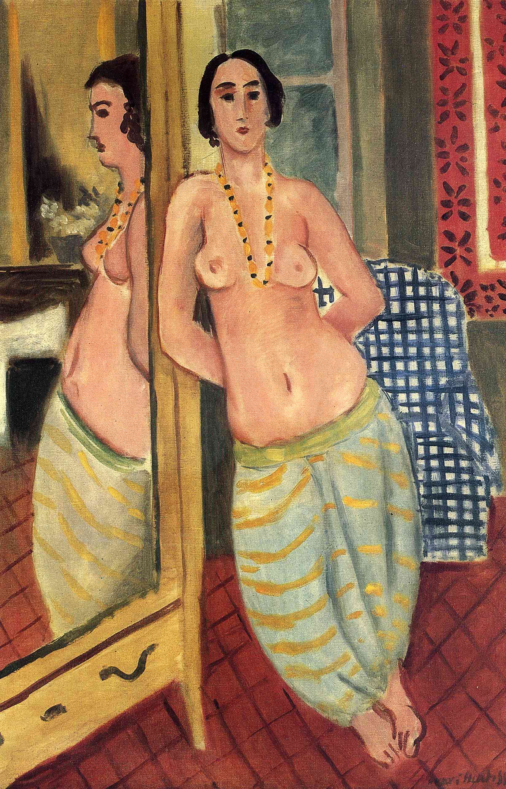 Standing Odalisque Reflected in a Mirror 1923
