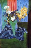 Calla Lilies, Irises and Mimosas 1913