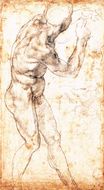 Michelangelo - Study to 'Battle of Cascina' 1504