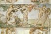 Michelangelo - Sistine Chapel Ceiling. The Temptation and Expulsion 1508-1512