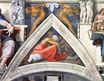 Michelangelo - The Ancestors of Christ. Asa 1509