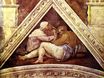 Michelangelo - The Ancestors of Christ. Josias 1509