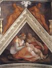 Michelangelo - The Ancestors of Christ. Zerubbabel 1509