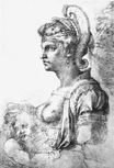 Michelangelo - Allegorical figure 1530
