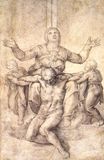 Michelangelo - Study for the 'Colonna Pieta' 1538
