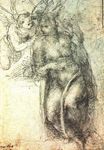 Michelangelo - Annunciation, study 1547
